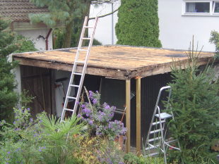 Holzschopf Sanierung