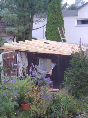 Holzschopf Sanierung 2