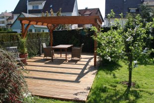 Holzterrasse nachher